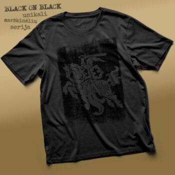 Marškinėliai džemperis Vytis grunge efektas