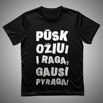 Chaosas — marškinėliai su užrašu